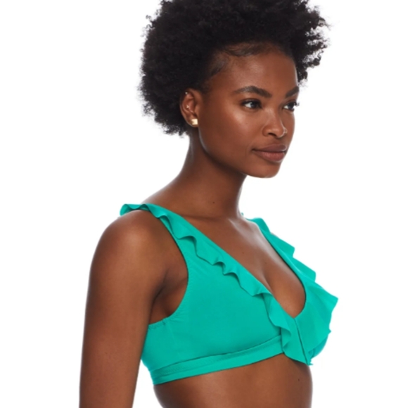 BECCA ETC Socialite Ruffle Bikini Top - Picture 3 of 4